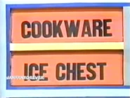 The next two prizes are an ice chest and cookware.
