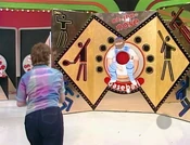 Her first throw did not go in.