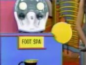 She thinks the foot spa is $37 but is wrong.