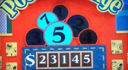 She says the last number is a 5. She is correct.