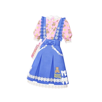 pink denim coord