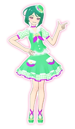 Pri☆Chan Land Cast Green Coord | PriChan Wiki | Fandom