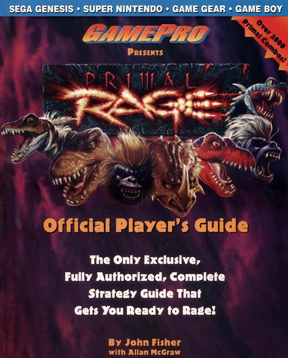 Primal Rage GamePro Official Player's Guide Primal Rage Wiki Fandom
