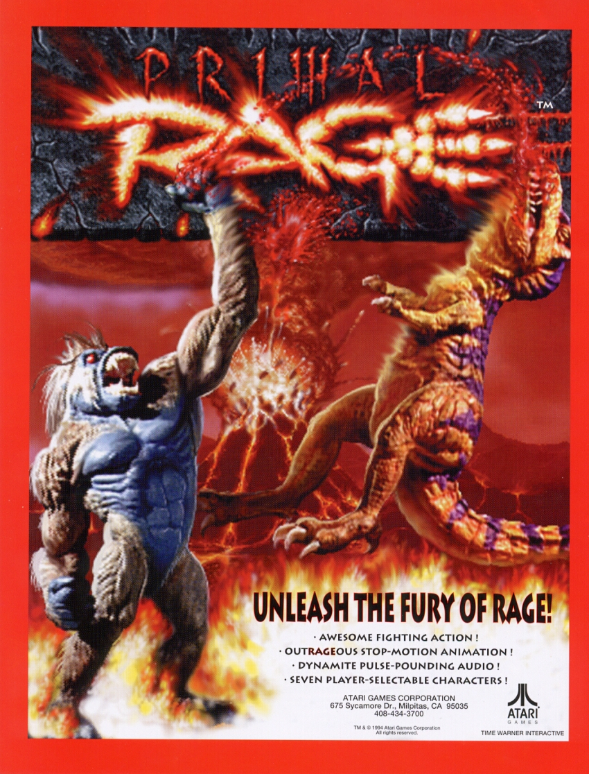 Playmates 1994 primal rage sauron