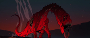 The Infected Argentinosaurus is all red now.
