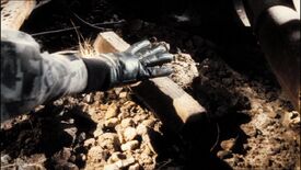 Captain Ross finding the Artifact in the future