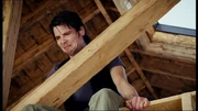 Connor sits in the rafters and grieves over Abby's supposed death