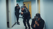 Special Forces all-black uniforms