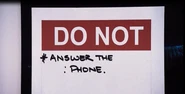 One of the many DO NOT signs that Lester issued for Connor