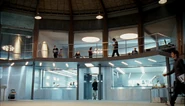 Ops room entrance with Offices on top and Labs below (Series 2)
