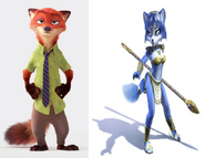 9. Nick Wilde X Krystal