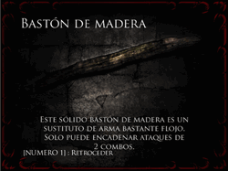 Baston madera