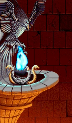 Blue Flame in Prince of Persia 2
