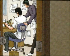 Inui and Yanagi doing Inui Juice