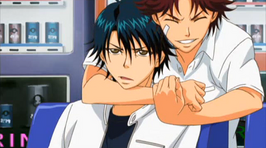 Kikumaru and Echizen