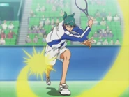 Kaido hitting Tornado Snake.