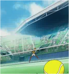 The ball then loses spin upon bouncing before speeding up again.