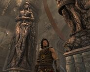 A statue of Razia in the city of Rekem.
