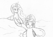 "Let it fall, Applejack" "But couldn't we just use our wings to go get it-" "LET IT GO!"