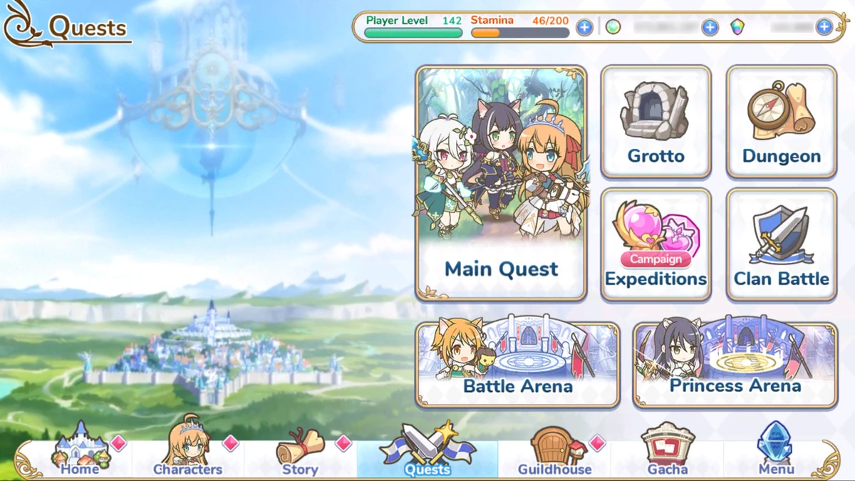 Quests Princess Connect ReDive Wiki Fandom
