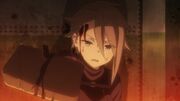 Ange giving Beatrice the Plates