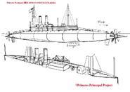 Concept artwork of the Ross Winans Style Steamboat that appeared in episode 4, sketched in 2016. [4]
