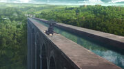 Chise on aqueduct