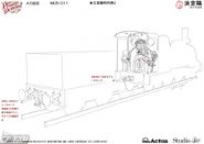 The settei sheet for the Royal Train. [1]