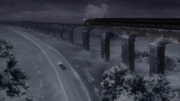 Chasing train