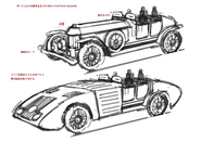 Concept artwork of Dorothy's car. [2]