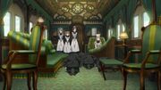 Lord Horikawa and men bowing