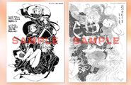 Princess Ancillary page 1 (left) by Kouhaku Kuroboshi and page 3 (right) by Kimitake Nishio