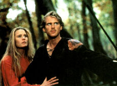 Westley and Buttercup, confronted by Humperdink