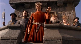 Prince Humperdinck addressing people