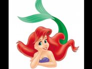 Ariel en sirène