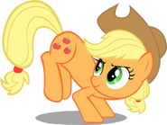 Applejack bucking vector by grendopony-d3kux1p