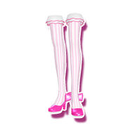 Milky Heart Cyalume Shoes