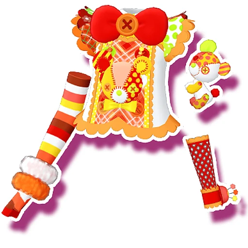 Orange Handmade Friends Bear Coord | PriPara Wiki | Fandom