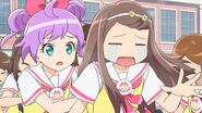 Laala and Nao, after having Nao's PriTicket taken away.