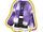 High Class Fur Purple Coord