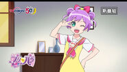 Laala posing and saying "Kashikoma!"