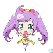 Laala's chibi form in Pretty Rhythm: All Star Selection