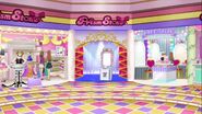 The actual back of the store showing the gateway into PriPara and the boutique.