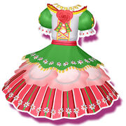 CoCo Flower Cyalume Coord vestido