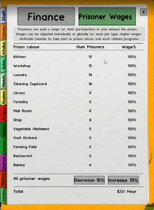 Reports prisoner wages