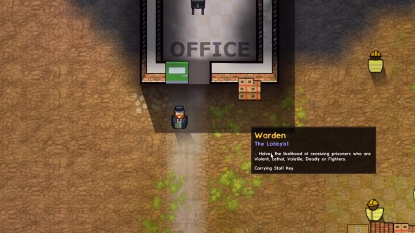 prison architect escape mode controls