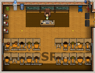 Teacher teaching to her students