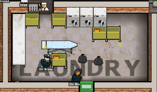 prison architect there are no prisoners assigned to this canteen