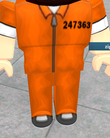 Prisoner Jumpsuit Prison Life Roblox Wiki Fandom - roblox outfit codes police
