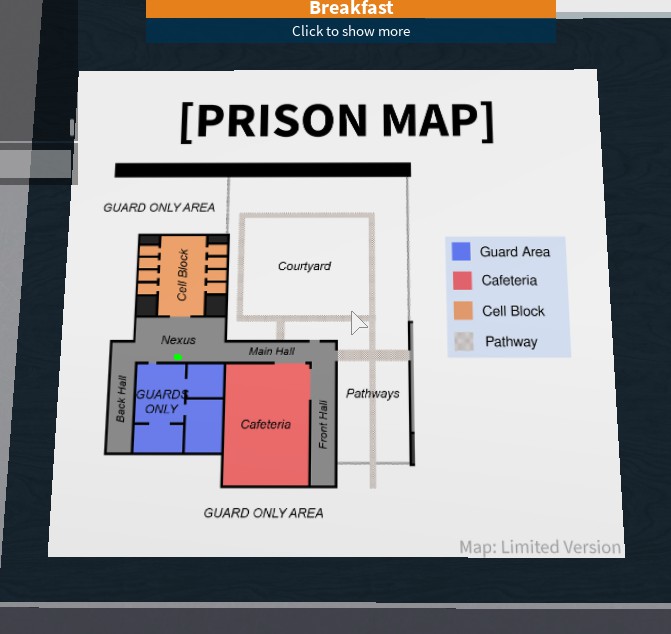 Schedule Prison Life Roblox Wiki Fandom - roblox prison life how to get food from the vending machine